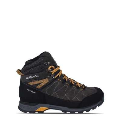 Bocanci Karrimor Hot Rock pentru Barbati gri carbune galben