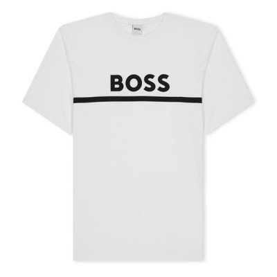 Boss Boss cu imprimeu mare Tee copii alb 10p