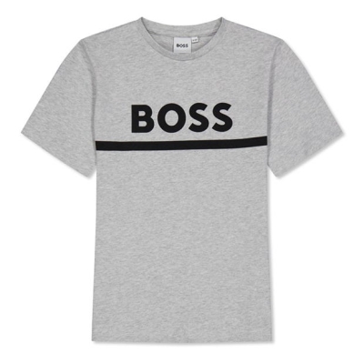 Boss Boss cu imprimeu mare Tee copii gri a32