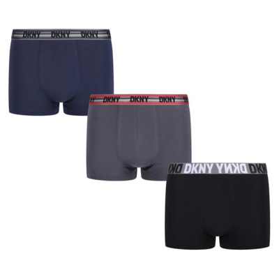 Boxeri DKNY DKNY Everett pentru barbati lead negru albastru