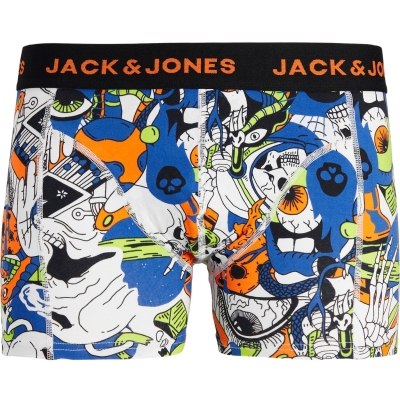 Boxeri Jack and Jones Skull Trunk pentru Barbati negru