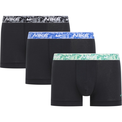 Boxeri Set de 3 Nike Everyday bumbac pentru Barbati negru bleumarin verde u9l