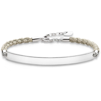 Bratari THOMAS SABO A002917319L18 pentru Femei silver, alb