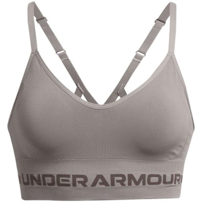 Bustiera sport Under Armour Low Impact Longline gri