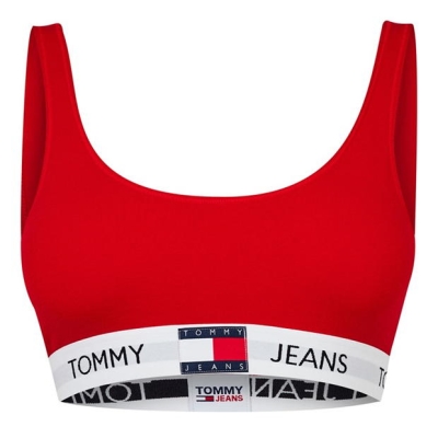 Bustiera Tommy Hilfiger Tommy Bodywear Unlined deep rosu inchis