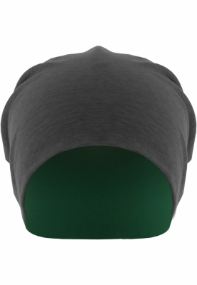 Caciula Beanie Jersey cu doua fete gri carbune MasterDis verde