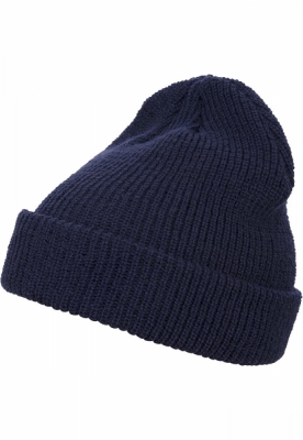 Caciula Beanie Long tricot bleumarin Flexfit