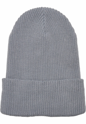 Caciula Beanie Recycled Yarn Ribbed tricot gri Flexfit