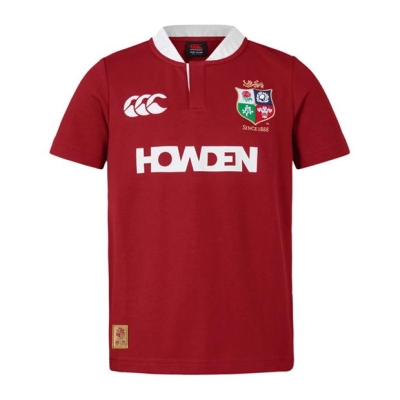 Canterbury British and Irish Lions clasic Shirt 2024 Juniors rosu dahlia