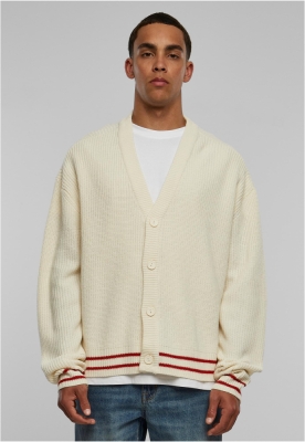 Cardigan Sporty Boxy alb murdar Urban Classics