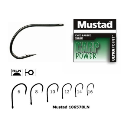 CARLIG ULTRAPOINT BLN PT CRAP 10BUC PL marime 14 MUSTAD