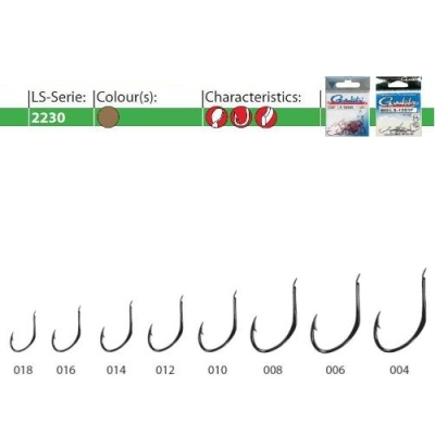 CARLIGE FORJATE LS-2230G 25BUC PL, nr 10 GAMAKATSU