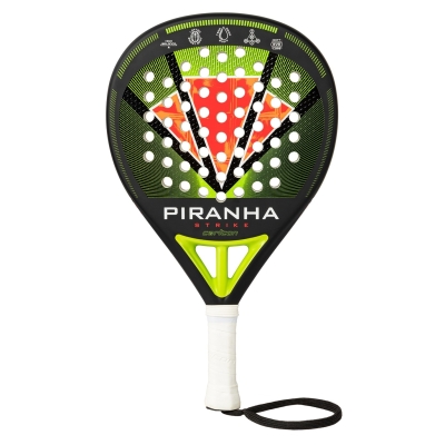 Carlton Piranha Strike Padel Racket negru verde