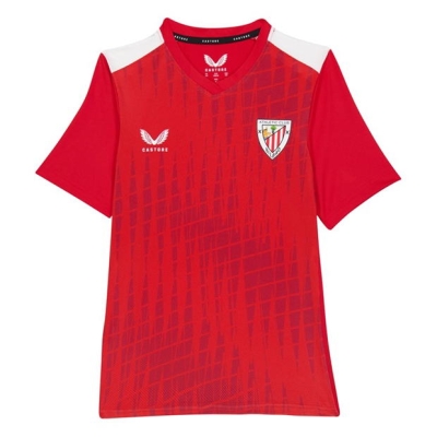 Tricou antrenement Castore Athletic Bilbao Matchday 2023 2024 pentru copii rosu alb