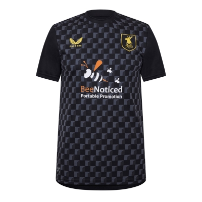 Tricou sport Third Castore Mansfield Town 2024 2025 pentru adulti negru