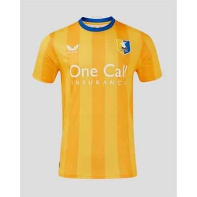 Tricou Acasa Castore Mansfield Town 2024 2025 pentru adulti galben