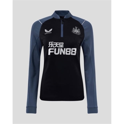 Castore Newcastle United antrenament Quarter cu fermoar 2022 2023 pentru femei albastru