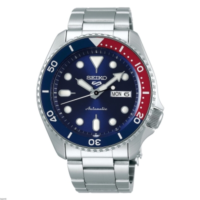 Ceas AUTOMATIC MAN SEIKO SRPD53K1 argintiu albastru