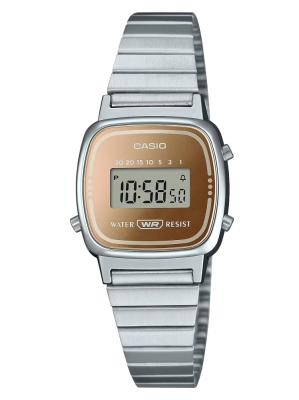 Ceas QUARTZ CASIO LA670WES-4AEF pentru Femei gri maro