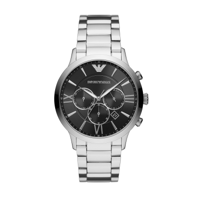 Ceas QUARTZ MAN ARMANI AR11208 argintiu negru