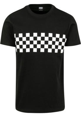 Check?Panel Tee negru alb Urban Classics