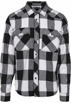 Checkshirt negru alb Brandit