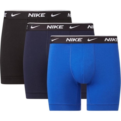 Chiloti Boxeri Set de 3 Nike pentru Barbati obsid albastru roial negru