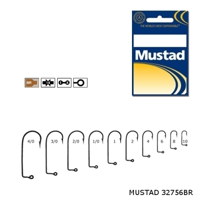 CIRLIG BRONZ, PENTRU TWISTER MUSTAD