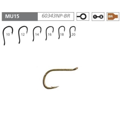 CIRLIG FEEDER CU OCHET MU15 BR nr 12 marime MUSTAD