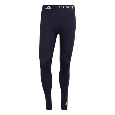 Colanti lungi adidas TECHFIT compresie antrenament legend albastru