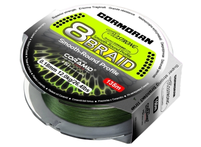 CORASTRONG 8BRAID VERDE 010MM 6,3KG 135M CORMORAN