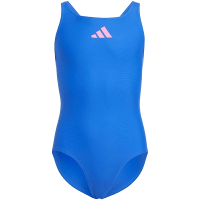 Costum de Inot for adidas Solid Small Logo albastru IQ3973 pentru fete