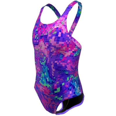 Costum de Inot Nike Multi Print HydraStrong pentru copii