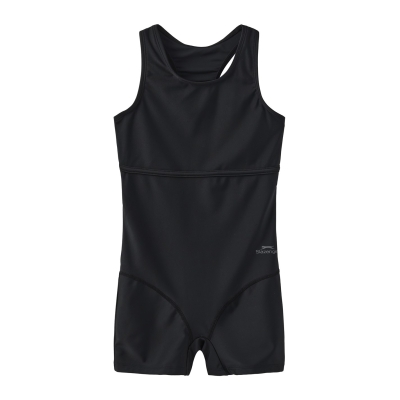 Costum de Inot Slazenger LYCRA® XTRA LIFE™ Boyleg pentru fetite negru