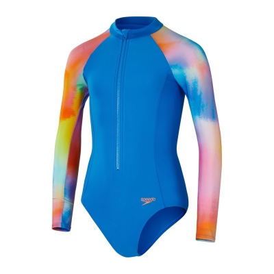 Costum de Inot Speedo LS copii punch albastru