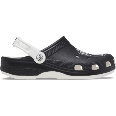 Crocs Brklyn Nets Cl copii alb negru