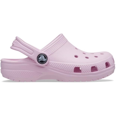 Papuci cauciuc Crocs clasic pentru Bebelusi bej roz