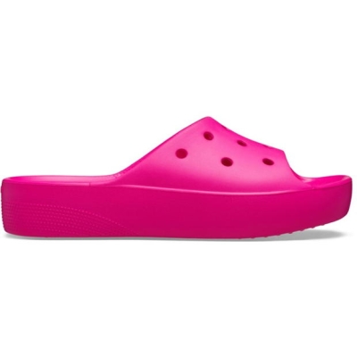 Crocs clasic Pltfrm femei roz crush