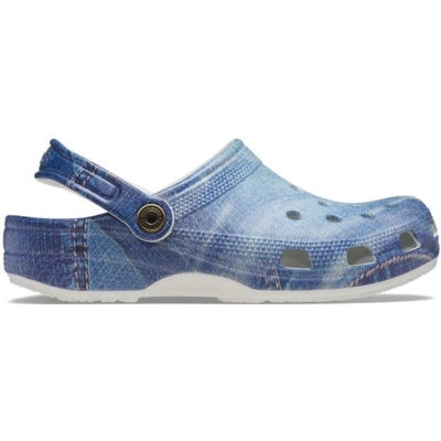 Crocs Cls Denim Clg femei albastru