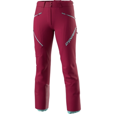 Pantaloni Dynafit Radical Infinium Hybrid pentru femei rosu