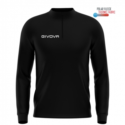 Echipament antrenament MAGLIA TECNICA (fermoar) 500 Givova negru