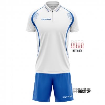 Echipament casual sport KIT EASY Givova alb albastru