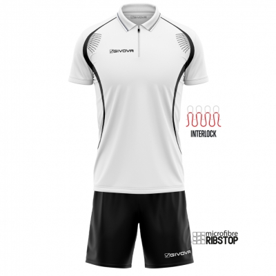 Echipament casual sport KIT EASY Givova alb negru