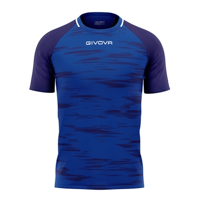 Echipament fotbal SHIRT PIXEL Givova albastru bleumarin