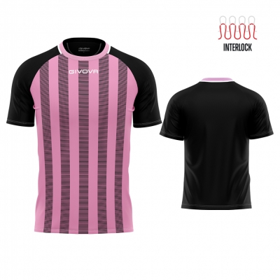 Echipament fotbal SHIRT TRATTO Givova rosu negru