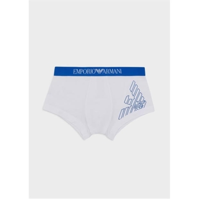 Emporio Armani Emporio eagle trunk pentru barbati alb