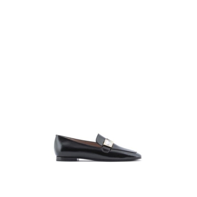 EMPORIO ARMANI Emporio Mocassn Ptnt femei negru