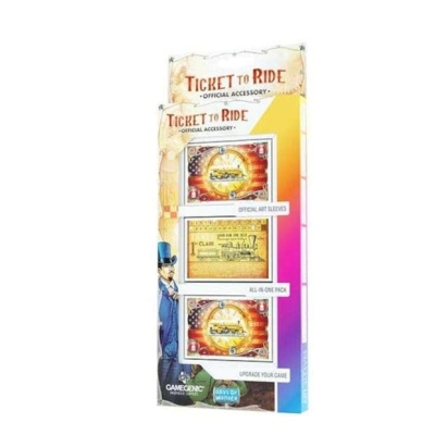 Esdevium Games Ticket To Ride Art Sleeves - clasic multicolor format and universal