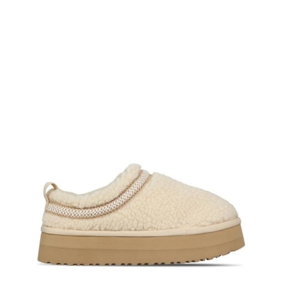 Espadrile Jack Wills Platform Snug crem borg