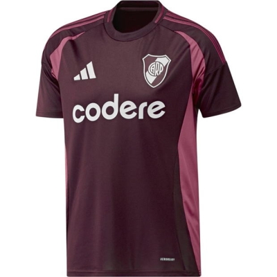 Farfurie Tricou Deplasare adidas River 2024 2025 pentru adulti rosu